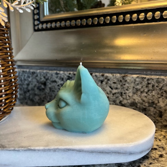 Third Eye Cat Candle- Grapefruit Mint - Picture 3 of 5